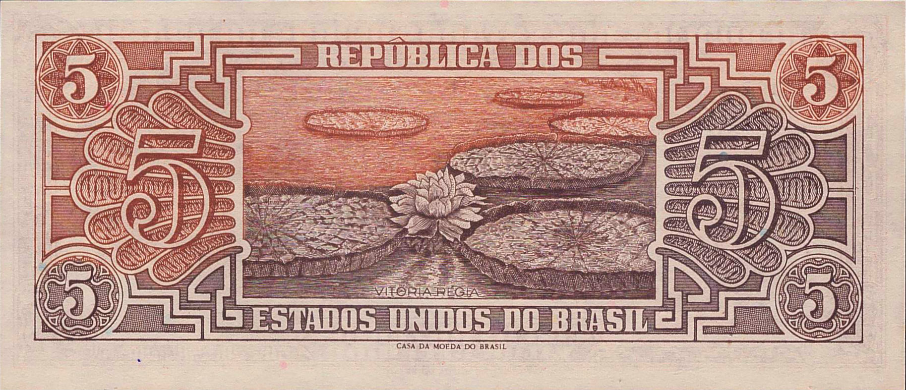 Brazil 5 1961 UNC P-166/b